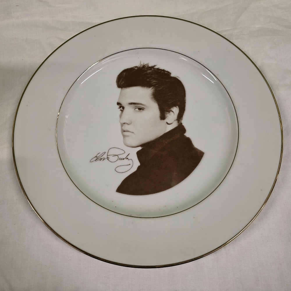 Rare Vintage Elvis Presley Decorative Plate by Magic Deco